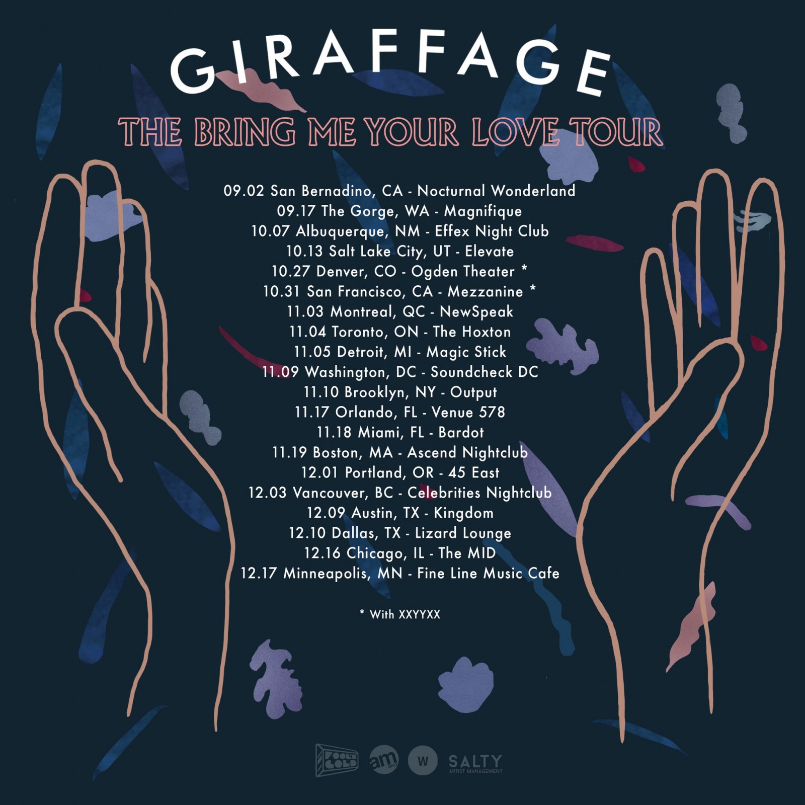 giraffage tour dates